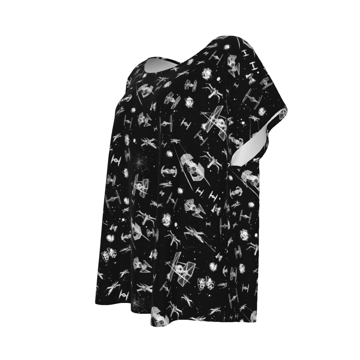 Epic Space Battle Ships - Women’s Relaxed Fit Scoop Tee