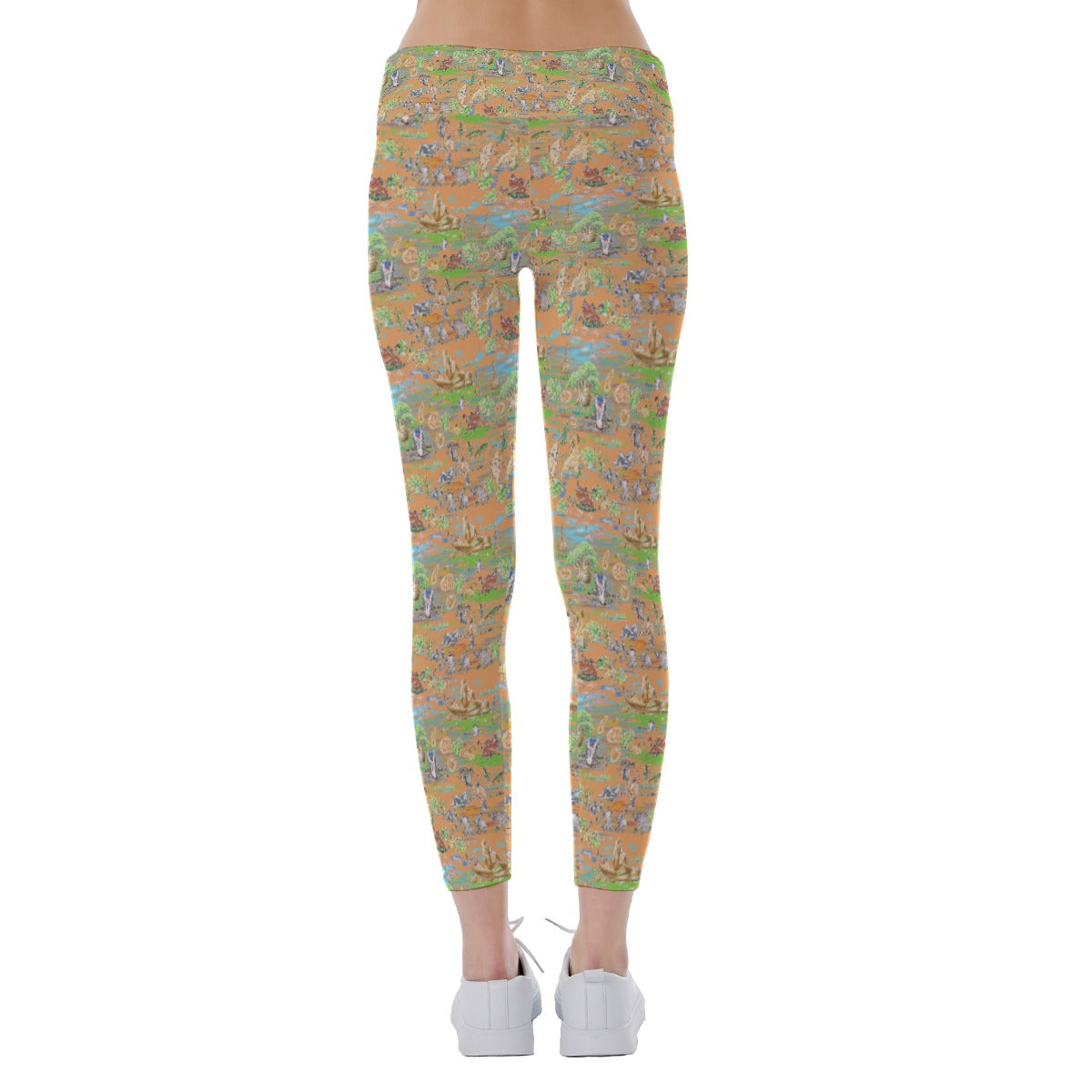 Savanna Sunset Stories - Women's Yoga Leggings