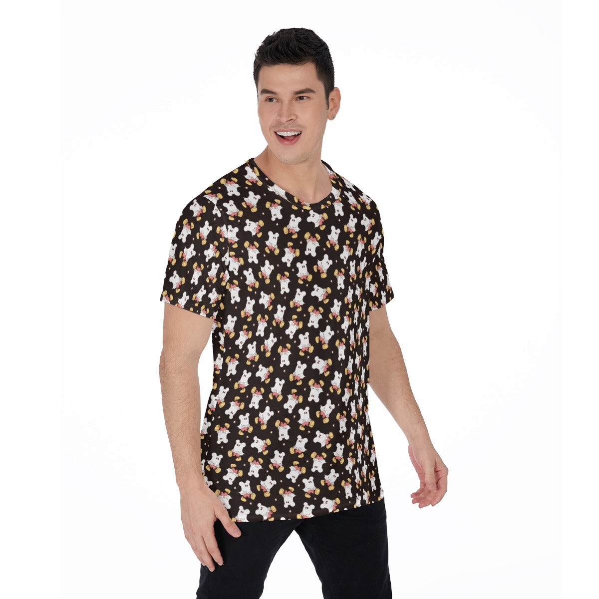 Ghostly Mouse - Men's Short Sleeve T-Shirt