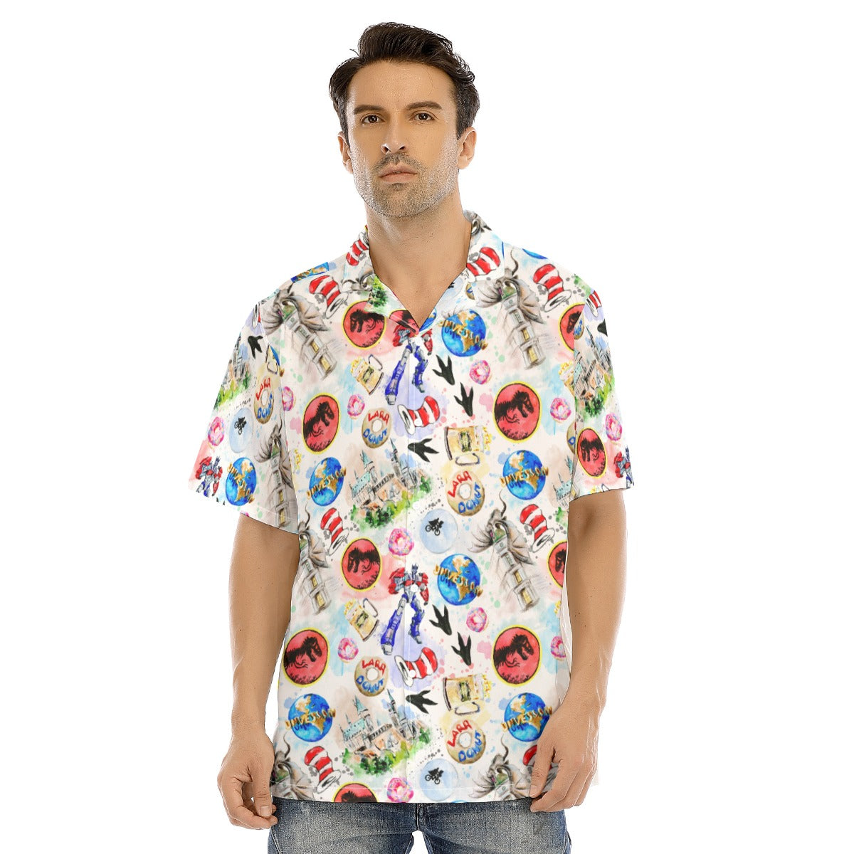 A Universal Adventure - Men's Hawaiian Button Up Shirt
