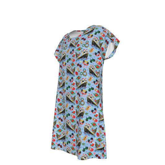 Very Merrytime Christmas Cruise - Women's T-Shirt Dress