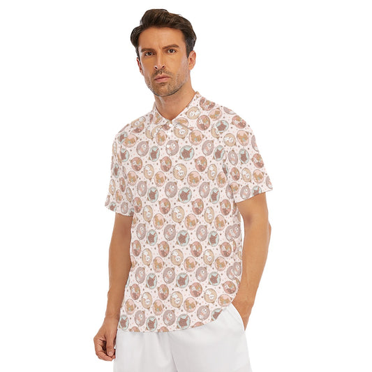 Festive Feline Baubles - Men's Polo Shirt