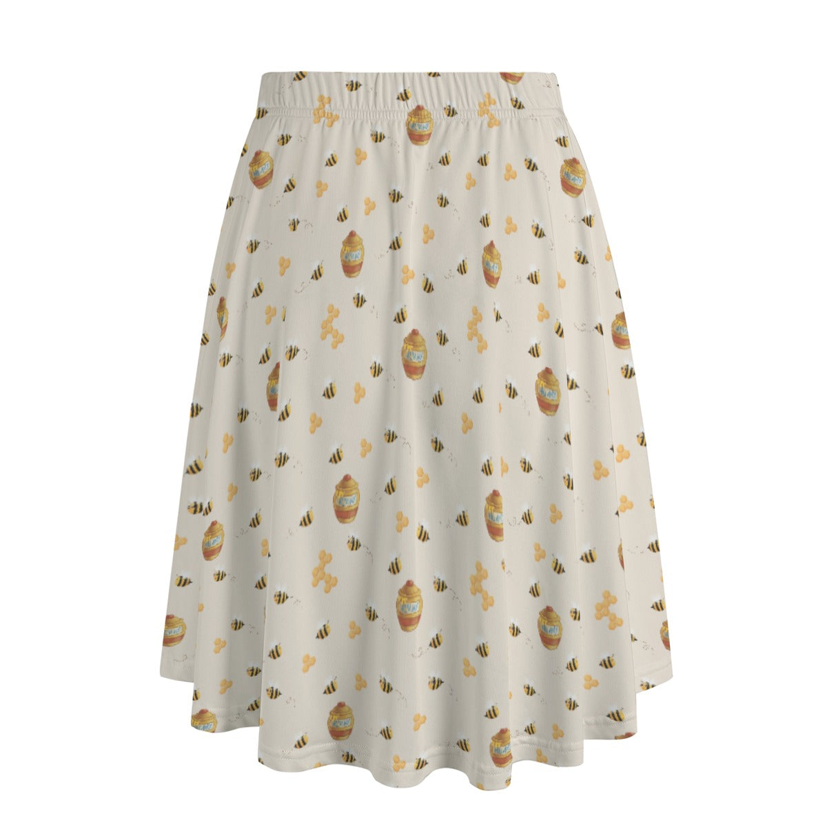 Sweet Hunny Pot & Bees - Women’s Pocket Midi Skirt