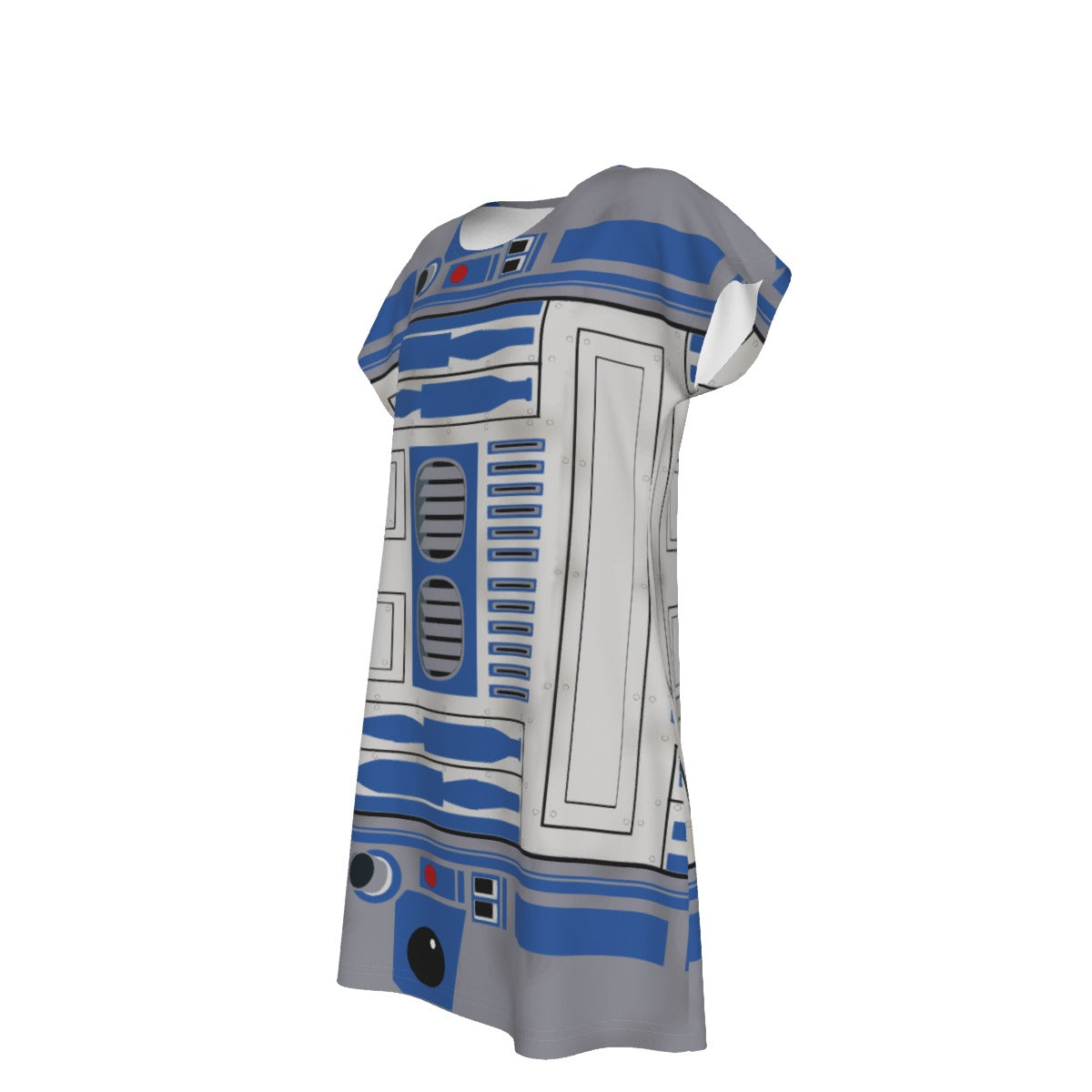 Little Blue Droid - Women's T-Shirt Dress