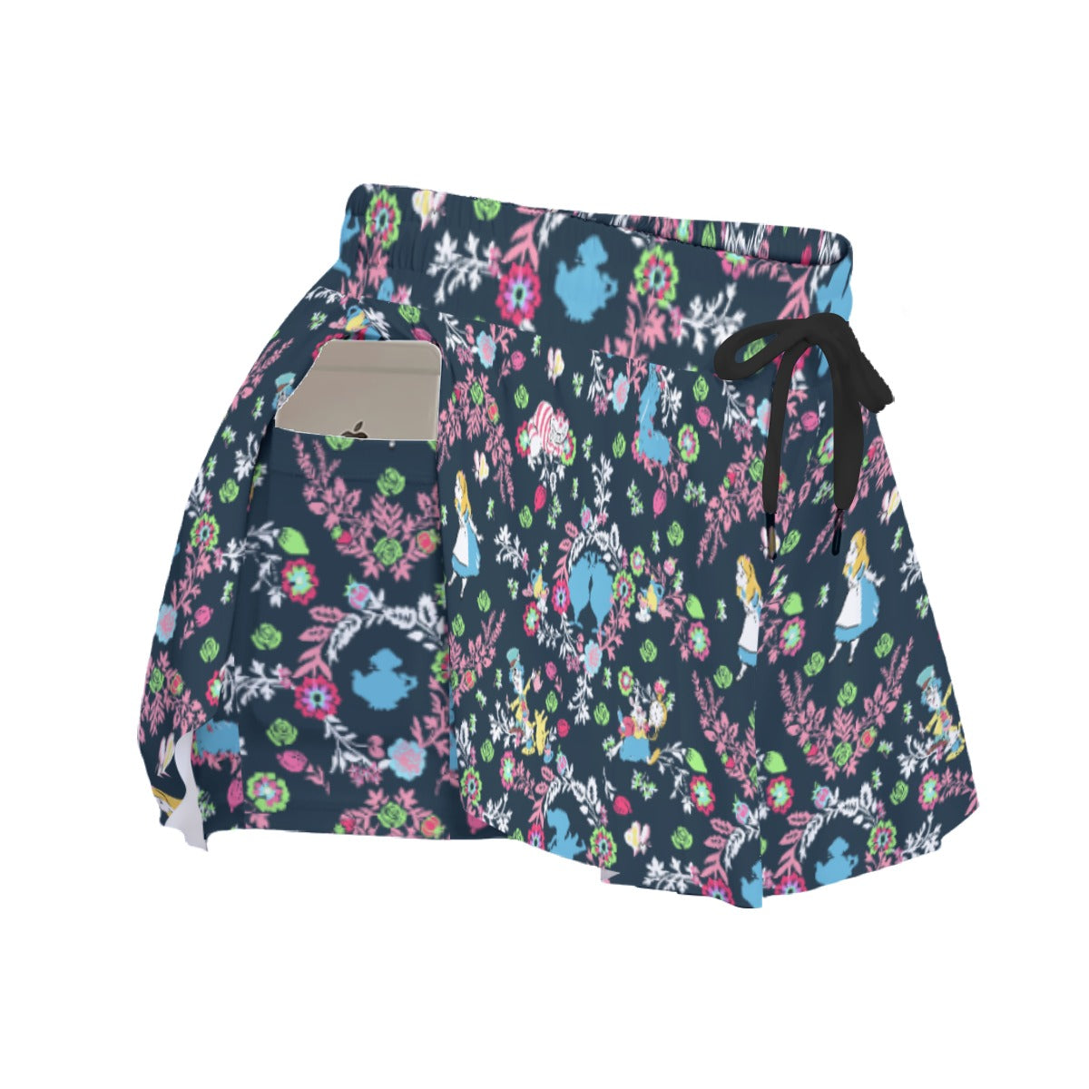 Garden Whimsy - Wonderland Dreams - Women's Flowy Pocket Shorts