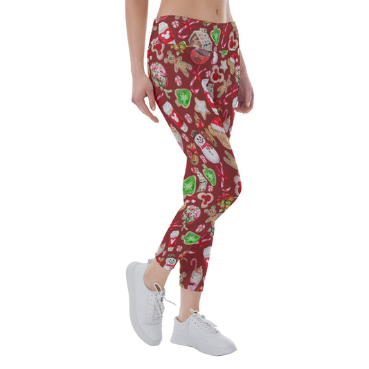 Christmas Snack Goals - Women's Yoga Leggings