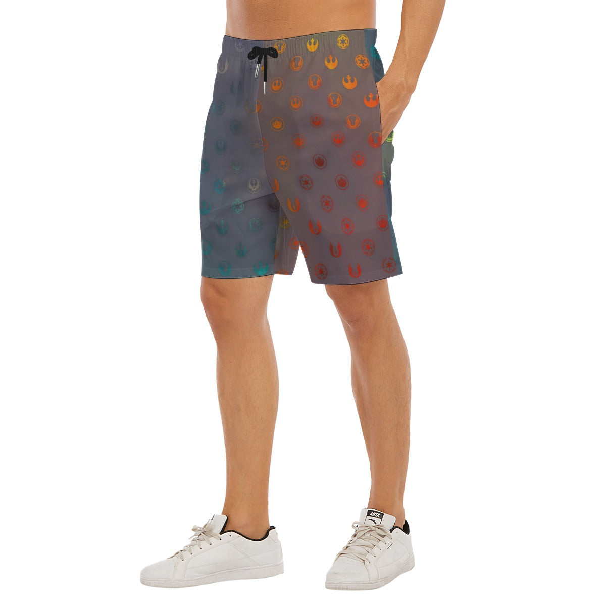 Galaxy Far Away - Men’s Pocket Beach Shorts