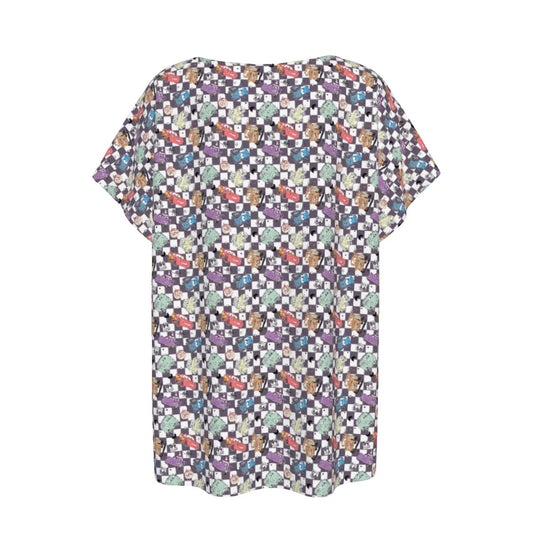 Halloween Racing Crew - Women’s Relaxed Fit Scoop Tee