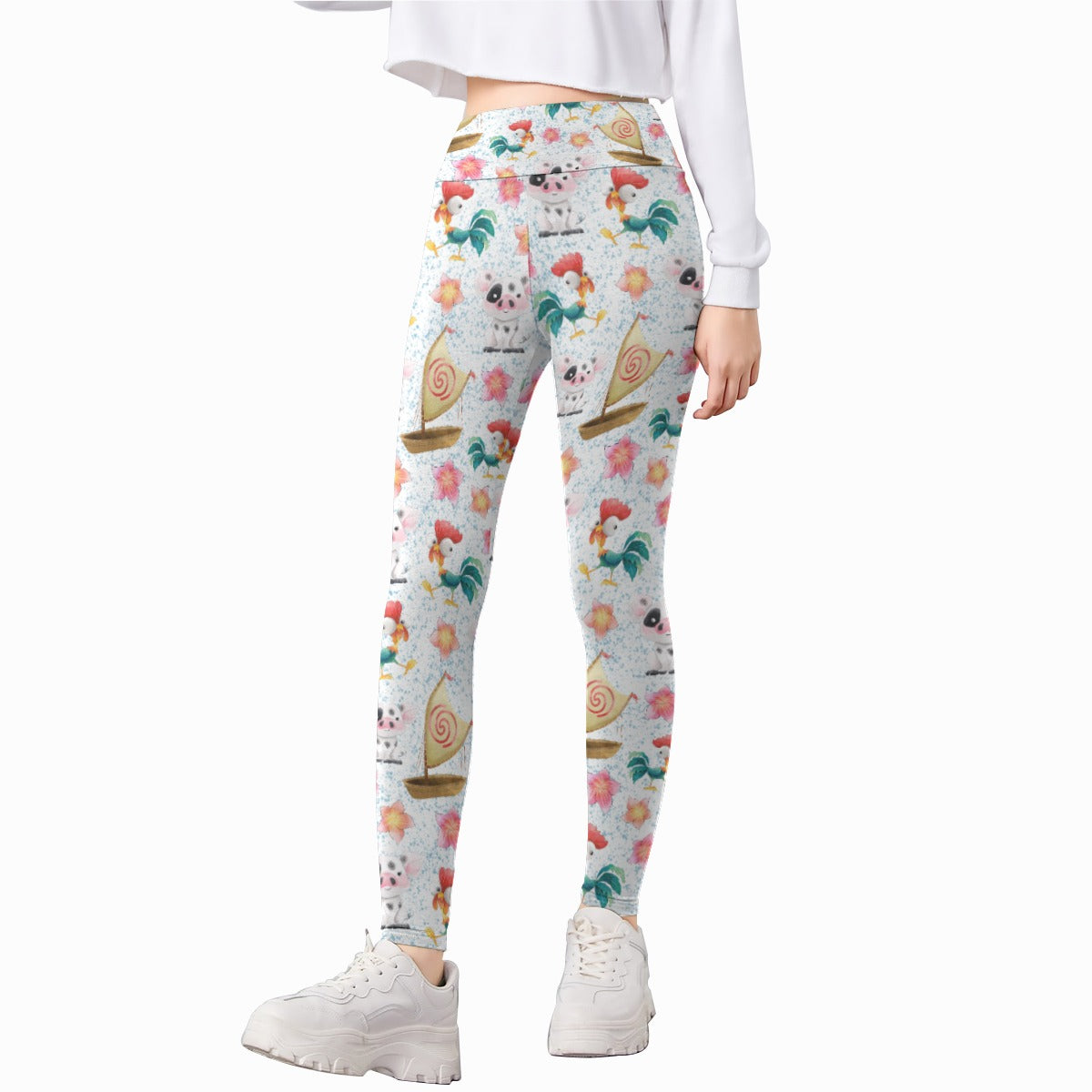 Island Pig & Rooster Duo - Kid's Leggings