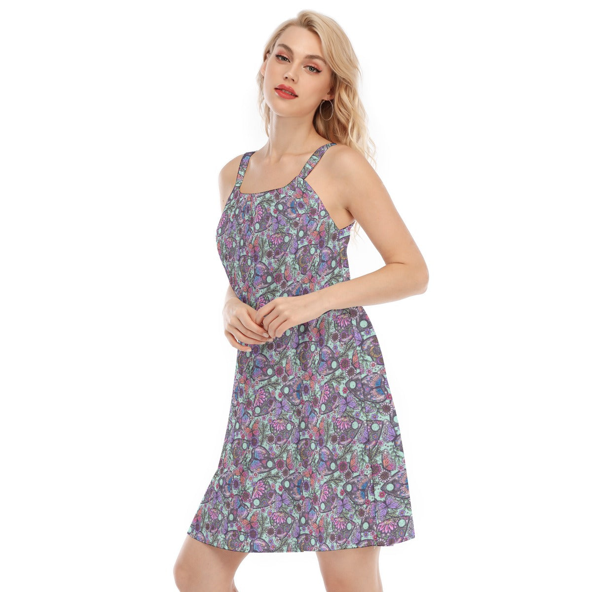 Butterfly Planchettes - Women’s Adjustable Sundress