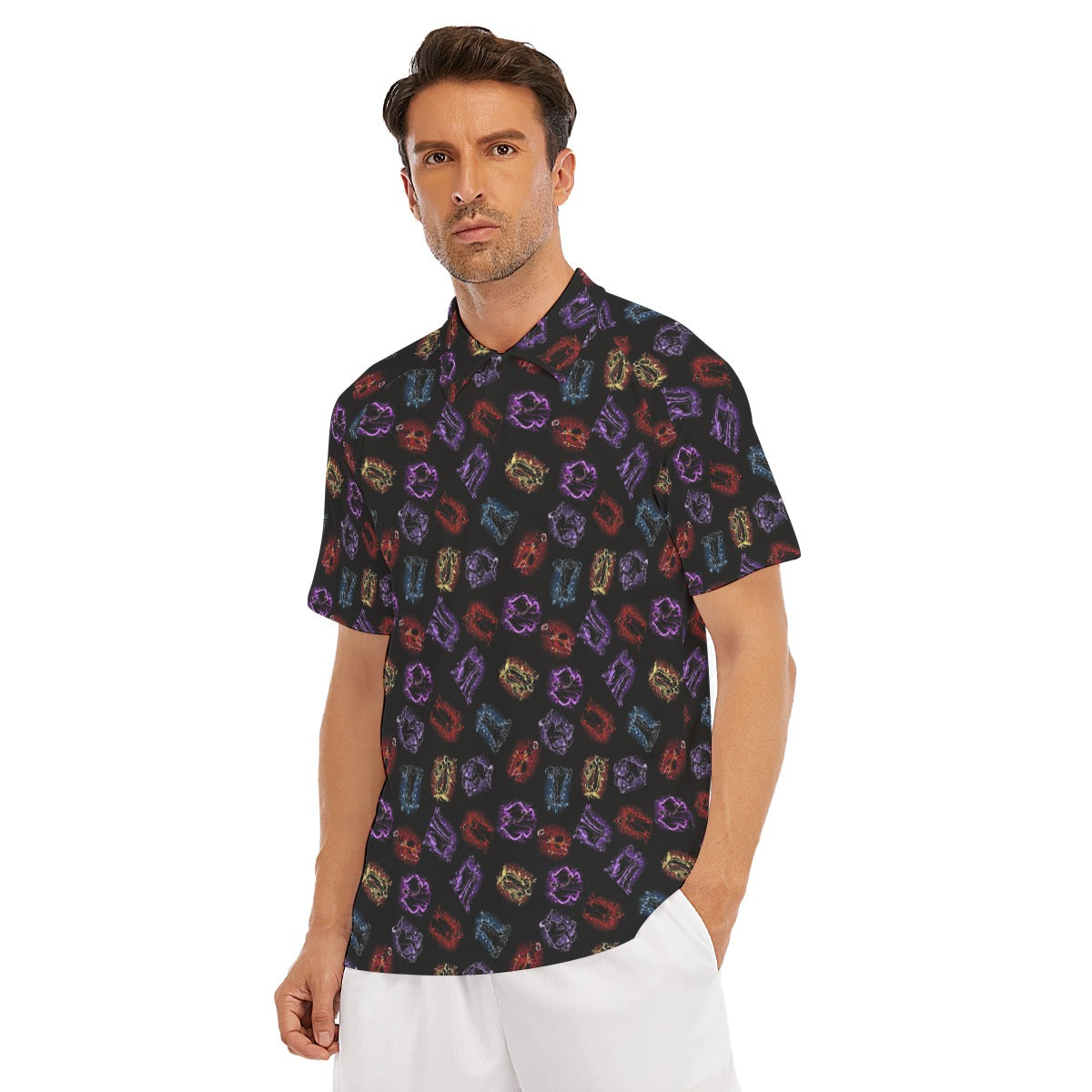 Villain Silhouettes Sparkle - Men's Polo Shirt
