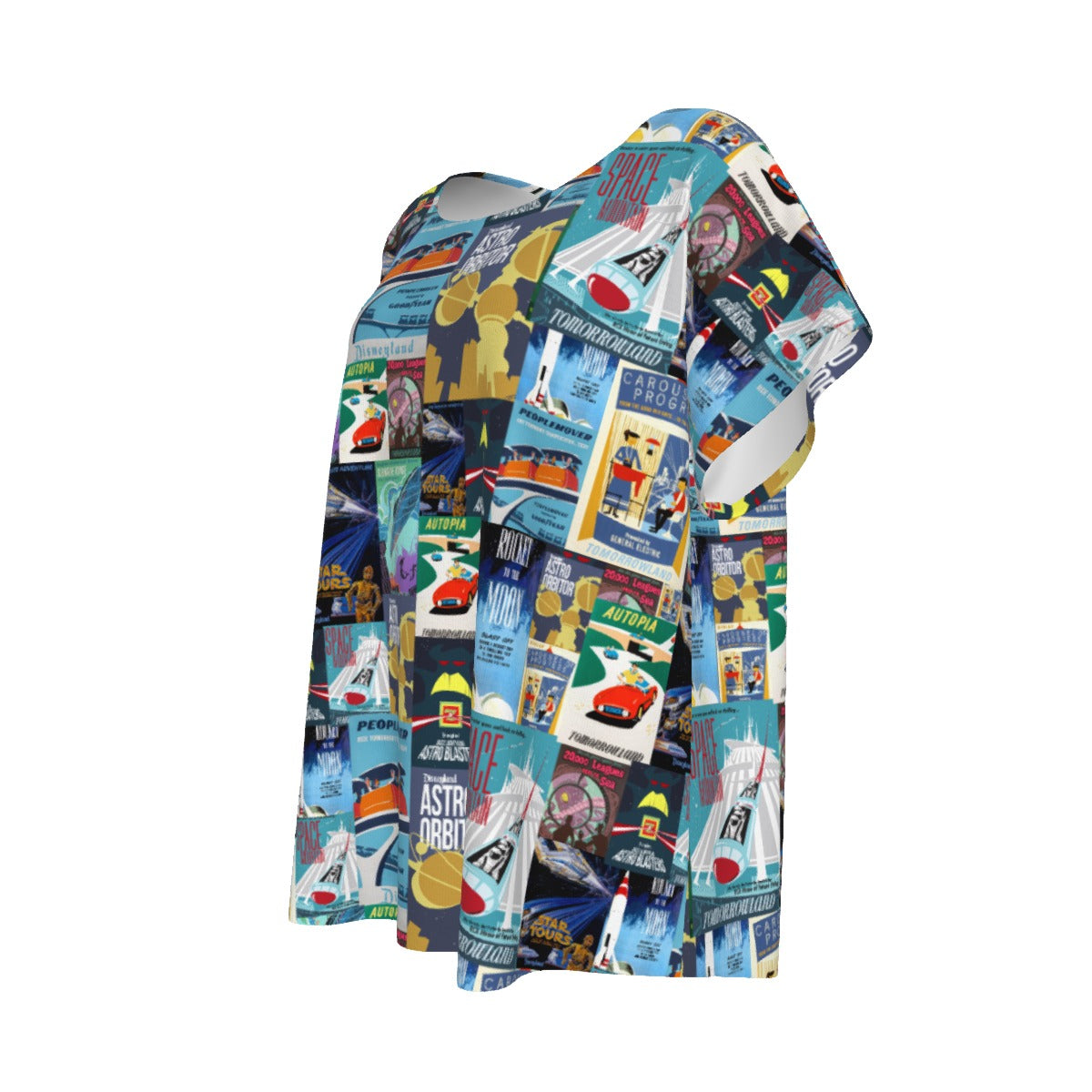 Vintage Tomorrow Ride Posters - Women’s Relaxed Fit Scoop Tee