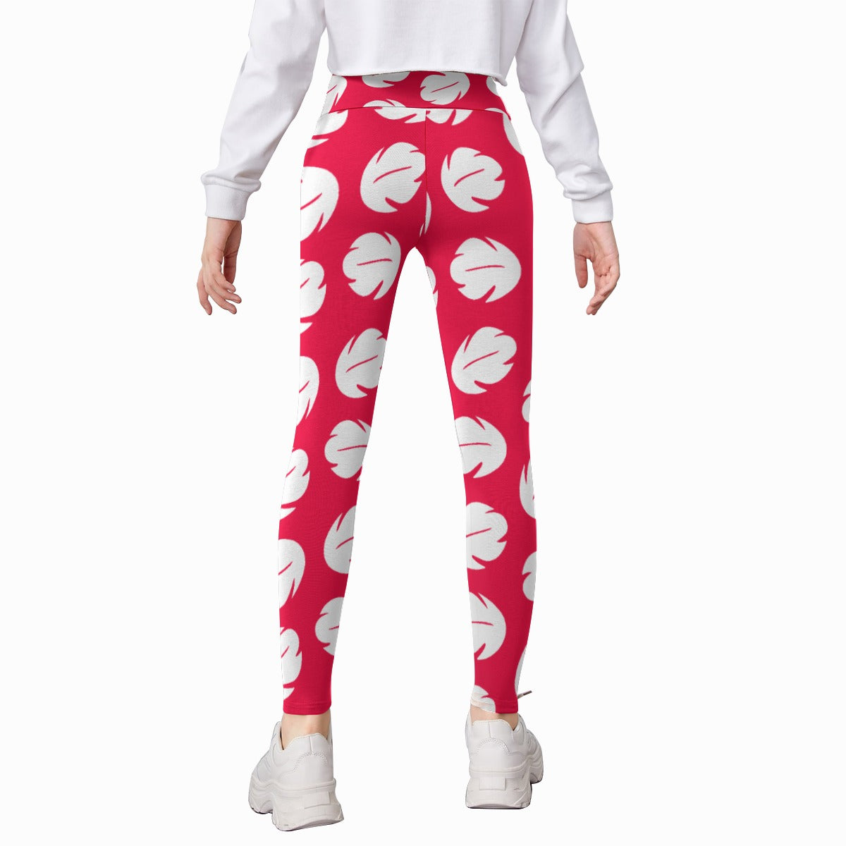 Island Leaf Print - Kid's Leggings