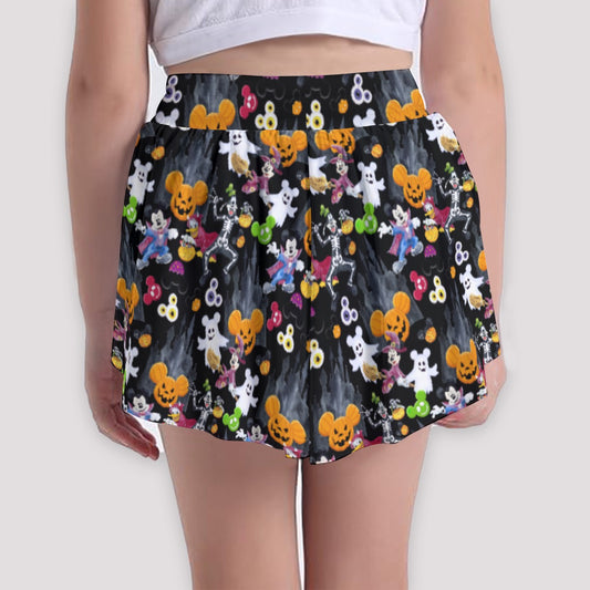 Mouse Gang Trick or Treatreat - Girls’ Flowy Pocket Shorts