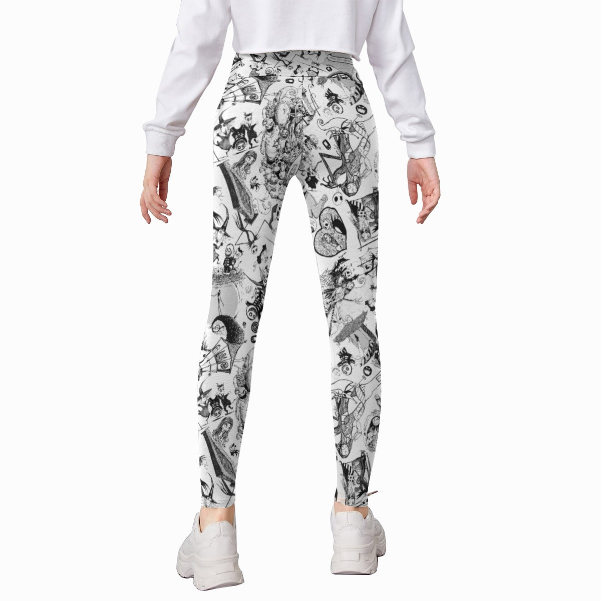 Nightmare Halloween Sketches - Kid's Leggings