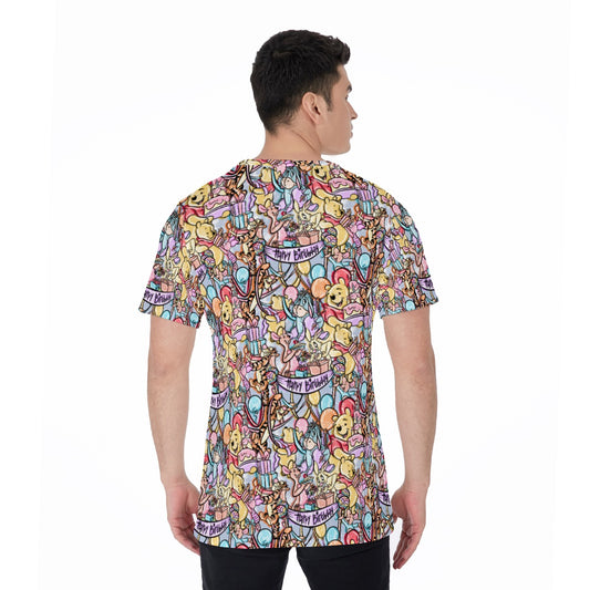 Birthday Bash in the Woods - Men's Short Sleeve T-Shirt