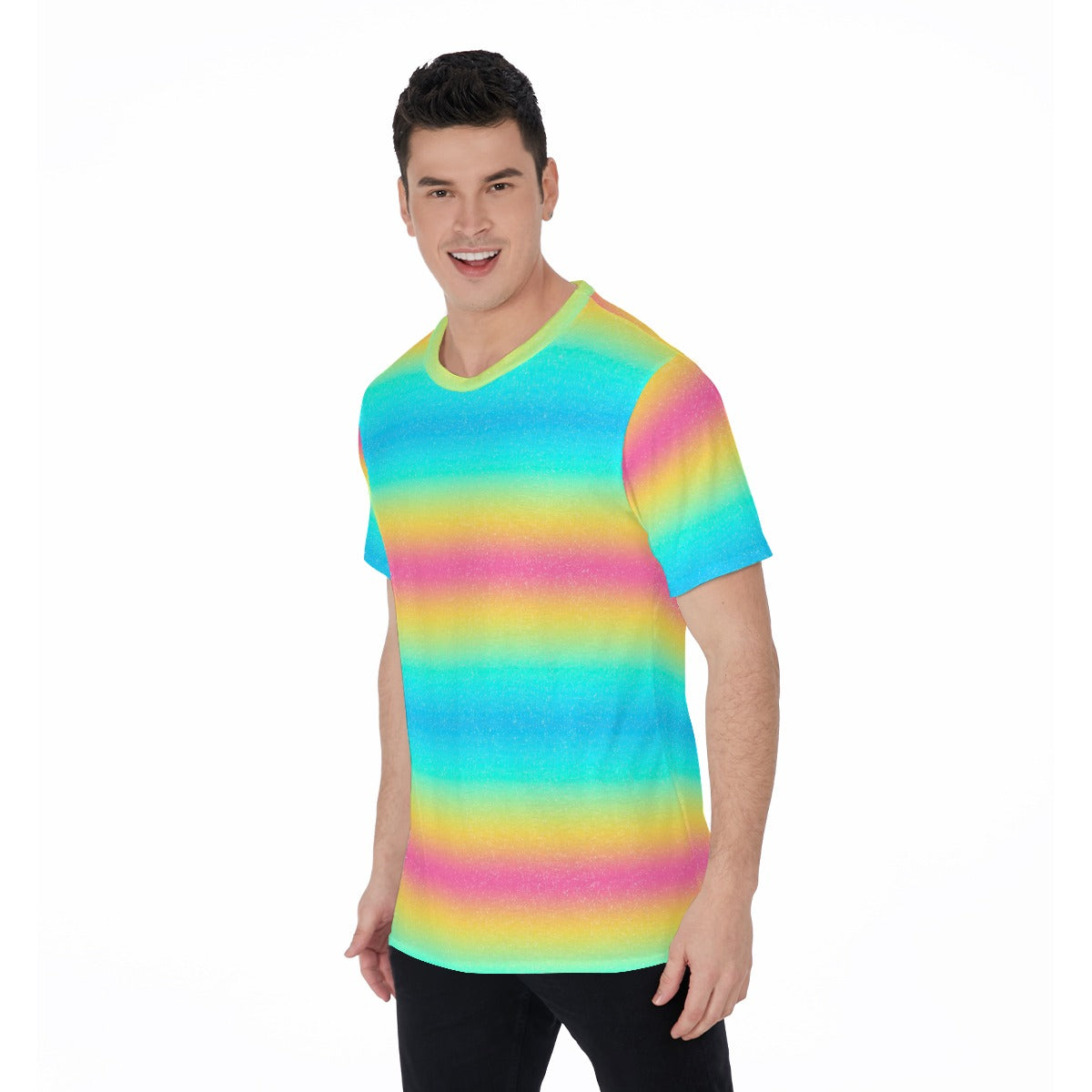 Rainbow Ombre - Men's Short Sleeve T-Shirt