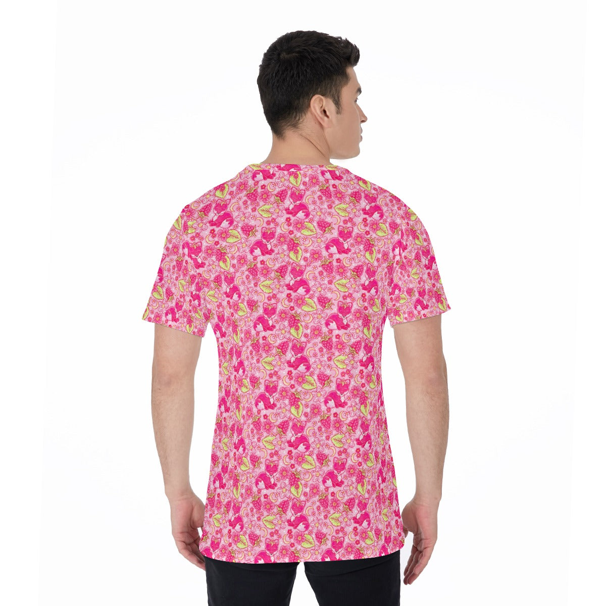 Fruitimals - Raspberry Foxes - Men's Short Sleeve T-Shirt