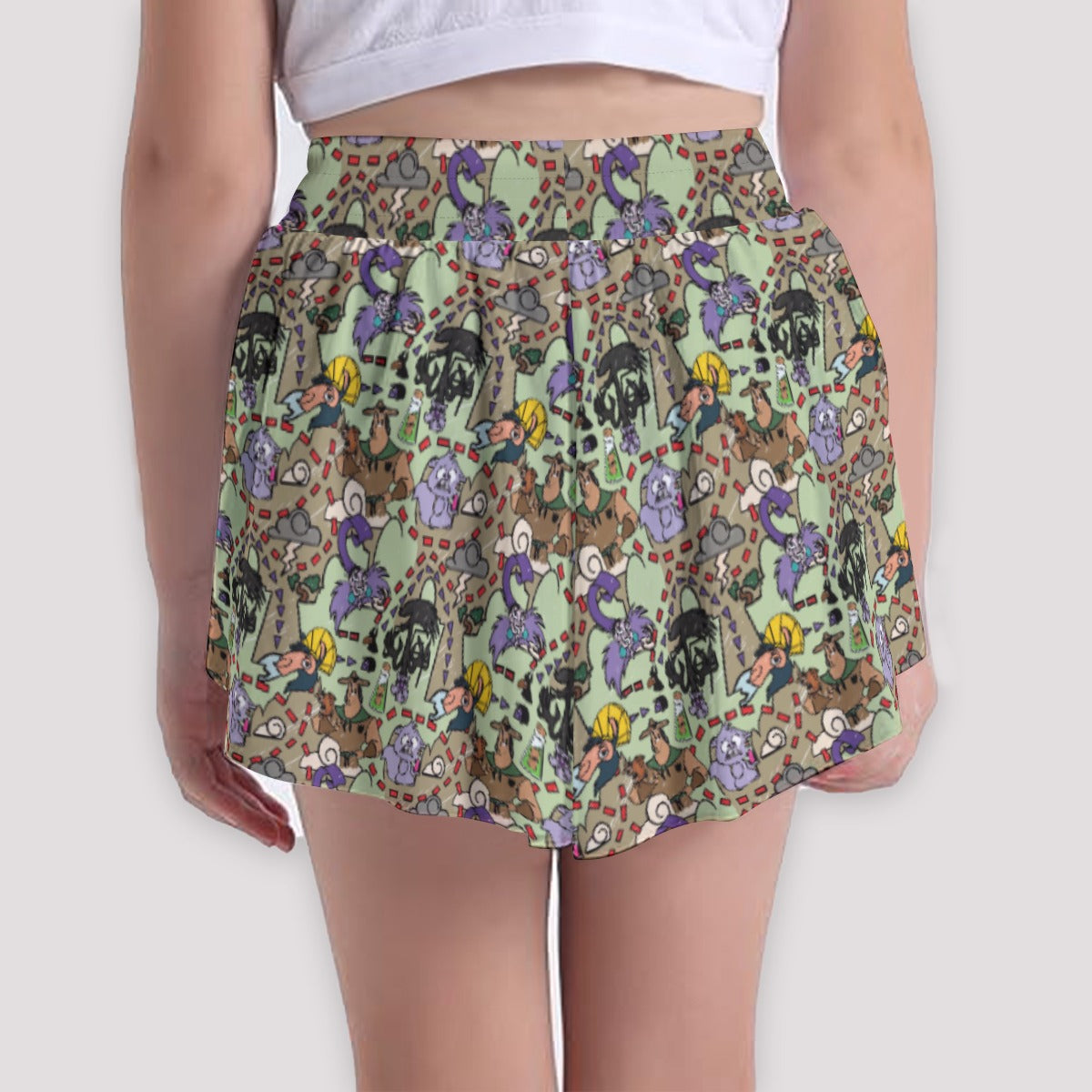 Emperor’s Chaotic Groove - Girls’ Flowy Pocket Shorts