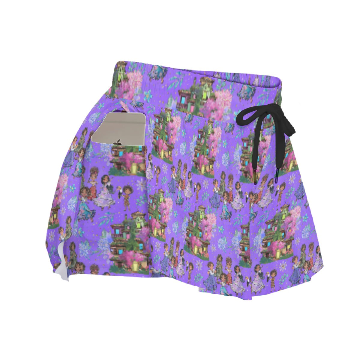 Whimsical Family Magic - Women's Flowy Pocket Shorts