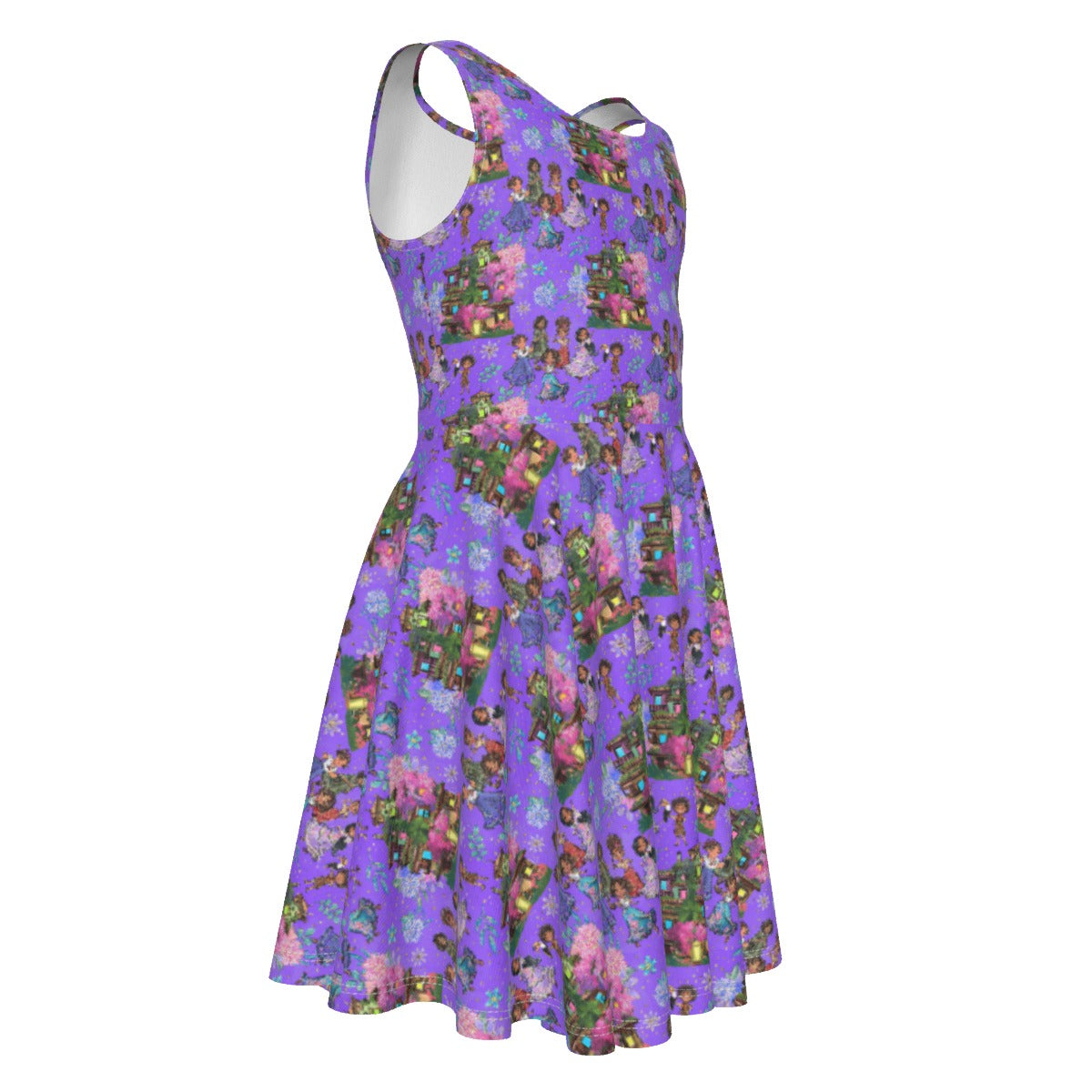 Whimsical Family Magic - Kid's Sleeveless Skater Dress