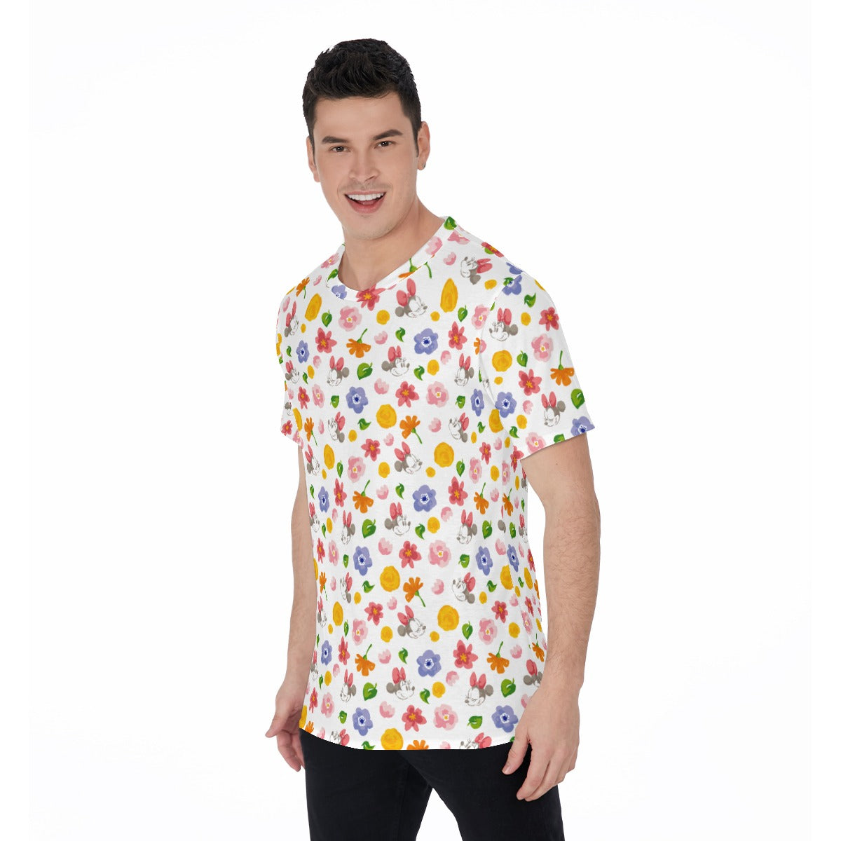 Floral Friends Springtime - Men's Short Sleeve T-Shirt