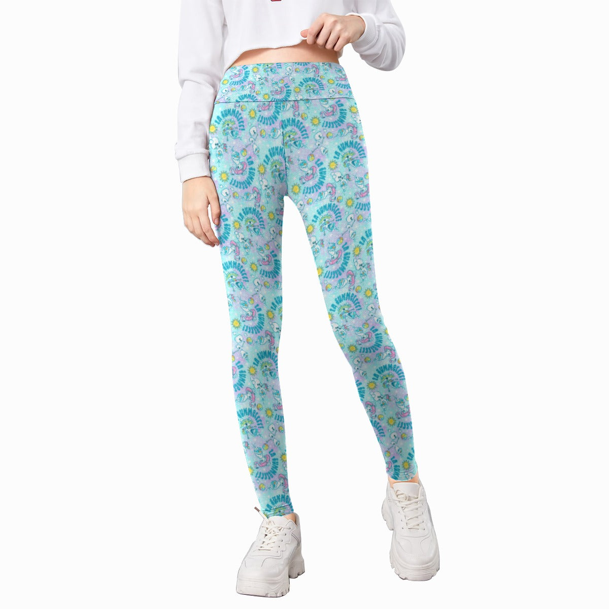 Sun-Kissed Snow Friend - Kid's Leggings