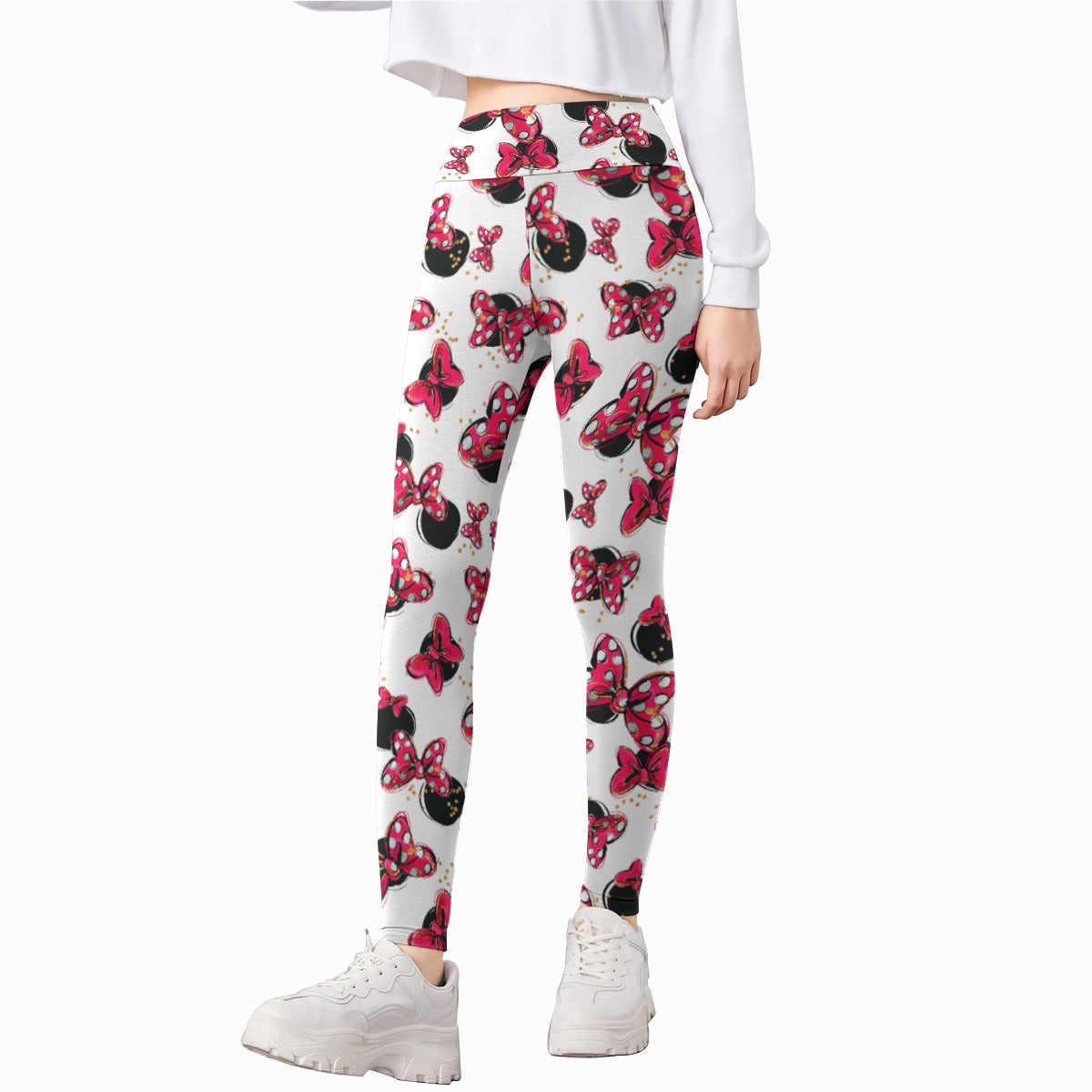 Polka Dot Bows & Mouse Ears - Kid's Leggings
