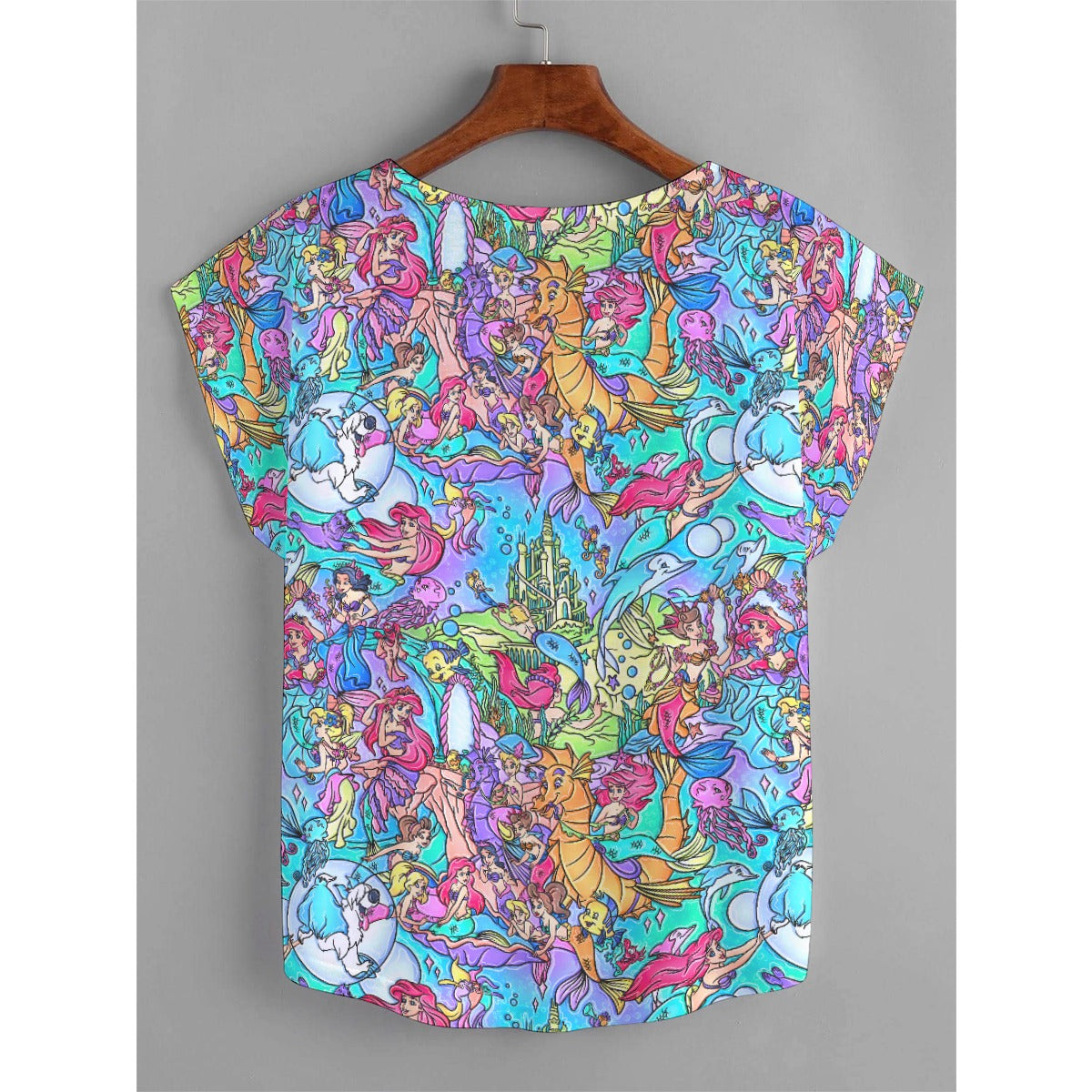 Under the Sea Storybook Scenes - Women’s Relaxed Fit Scoop Tee
