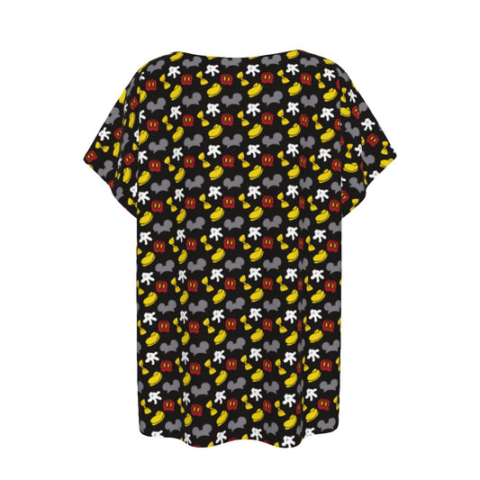 Classic Mouse Style - Women’s Relaxed Fit Scoop Tee