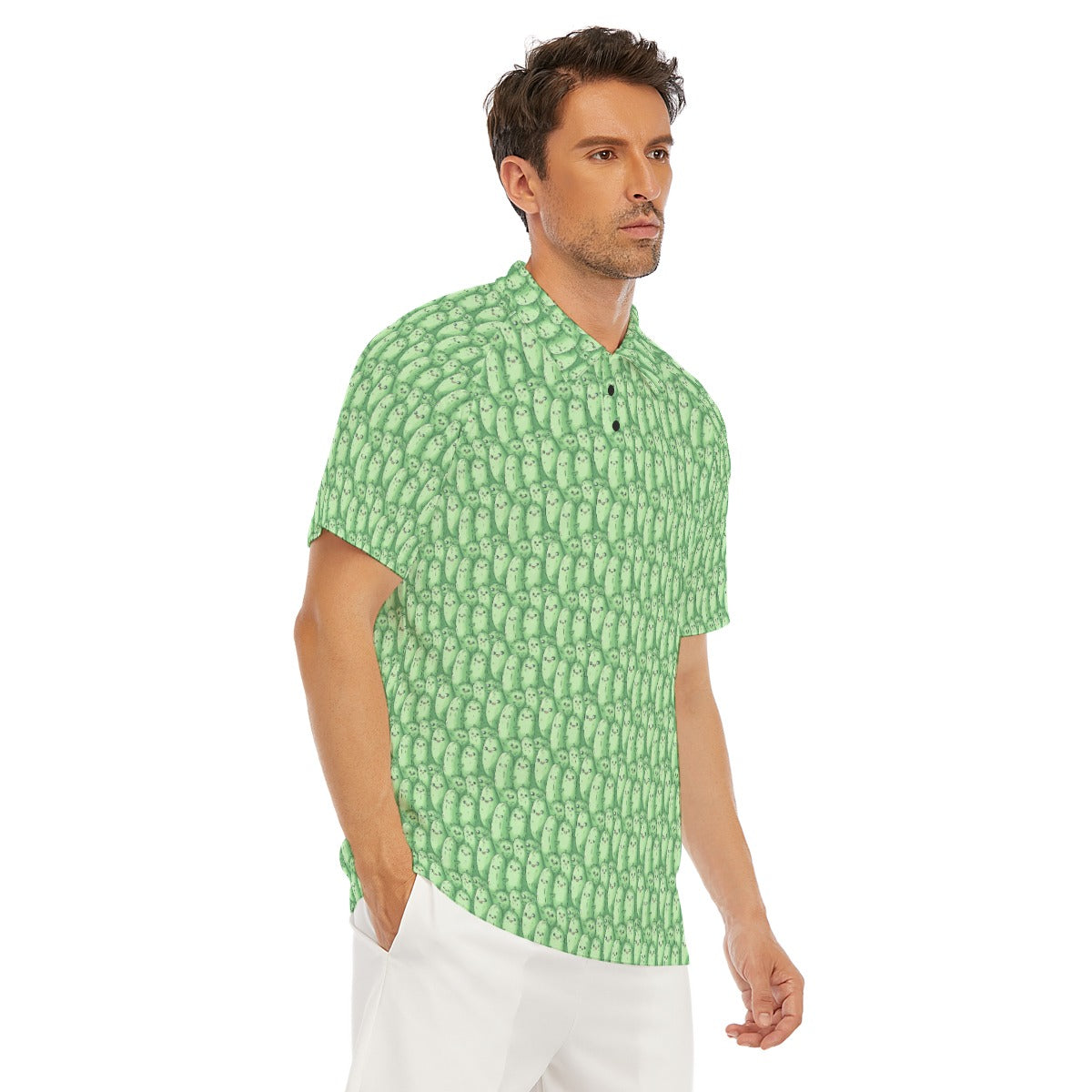 Kawaii Pickle Party - Men's Polo Shirt