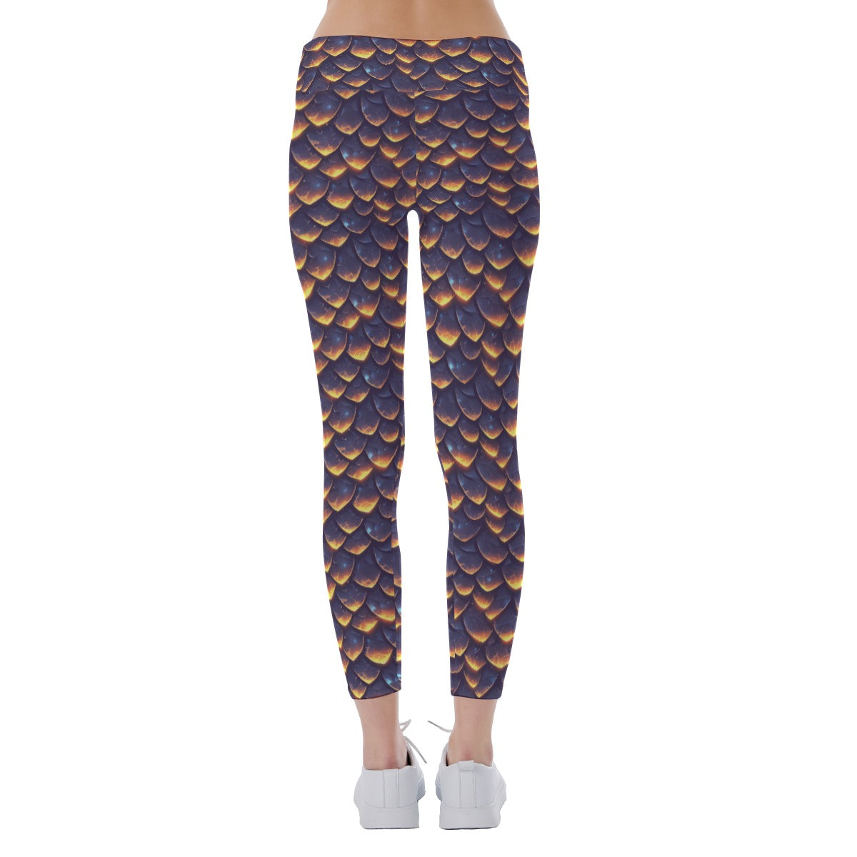 Animal Print - Dragon - Women's Yoga Leggings