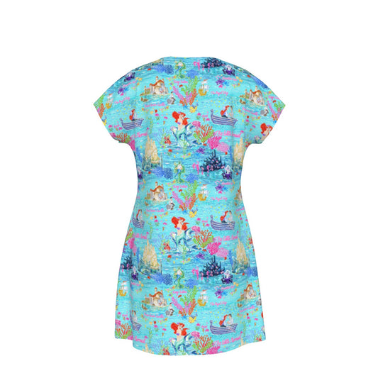 Ocean Wonderland Dreams - Women's T-Shirt Dress