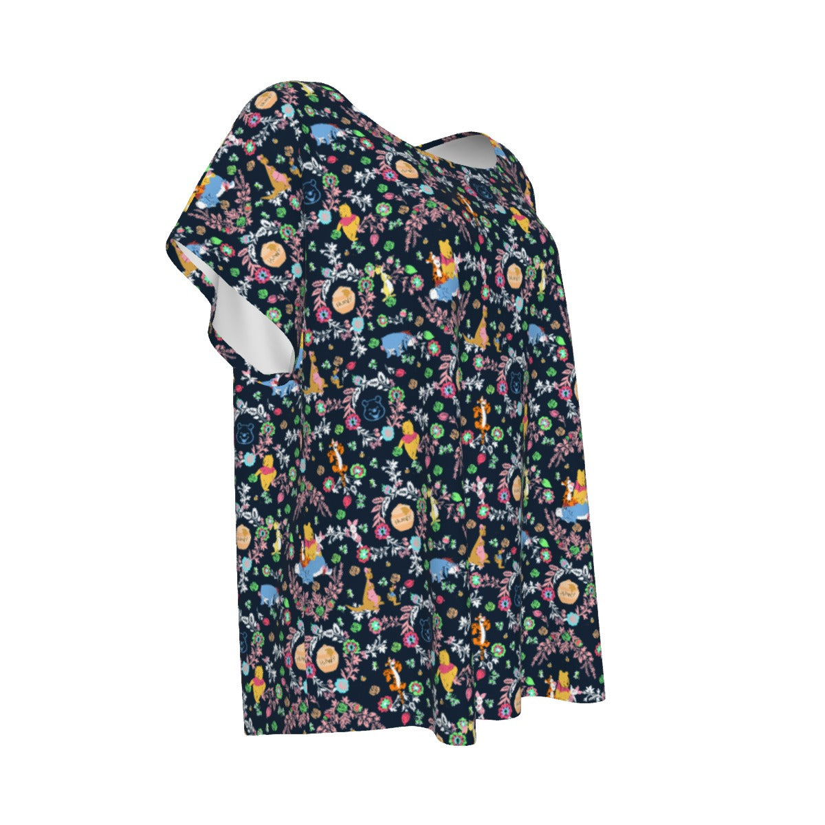 Garden Whimsy - Hundred Acre Blooms - Women’s Relaxed Fit Scoop Tee