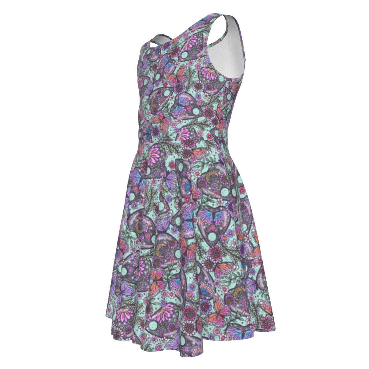 Butterfly Planchettes - Kid's Sleeveless Skater Dress