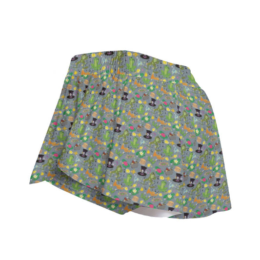 Bayou Princess Icons - Women's Flowy Pocket Shorts
