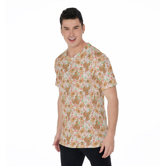 Festive Gingerbread Treats - Men's Short Sleeve T-Shirt