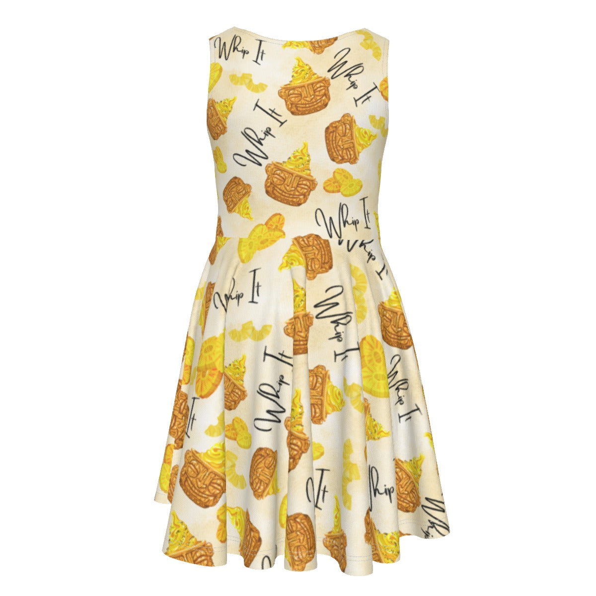 Pineapple Whip It! - Kid's Sleeveless Skater Dress