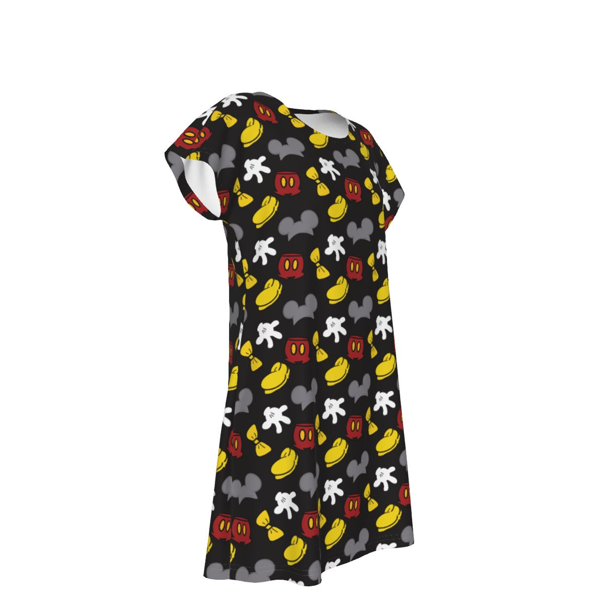Classic Mouse Style - Women's T-Shirt Dress