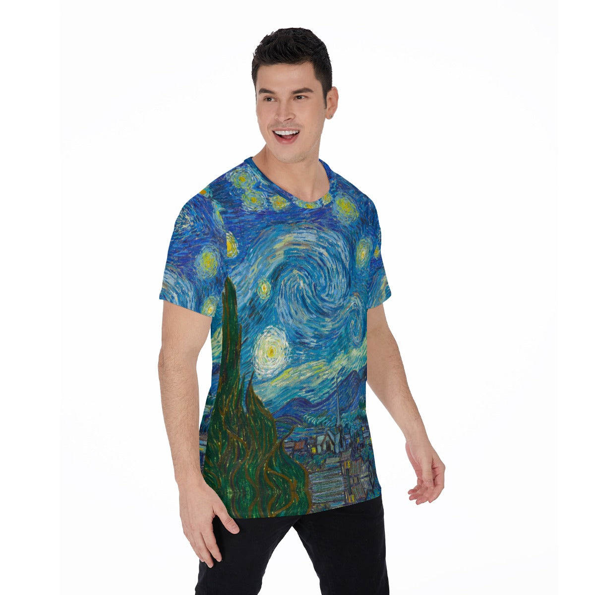 Van Gogh Starry Night - Men's Short Sleeve T-Shirt