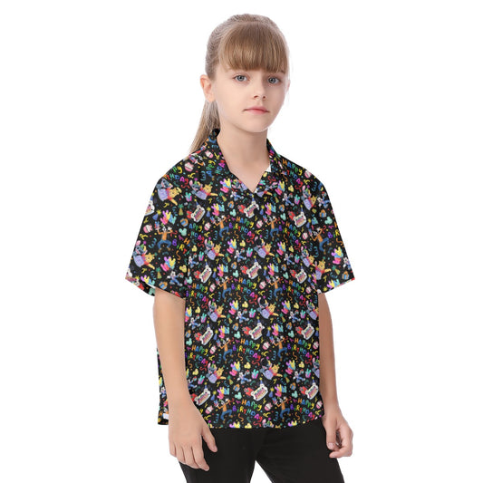 Happy Birthday Celebration - Kid's Hawaiian Button Up Shirt