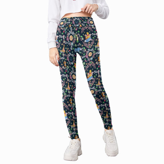 Garden Whimsy - Hundred Acre Blooms - Kid's Leggings