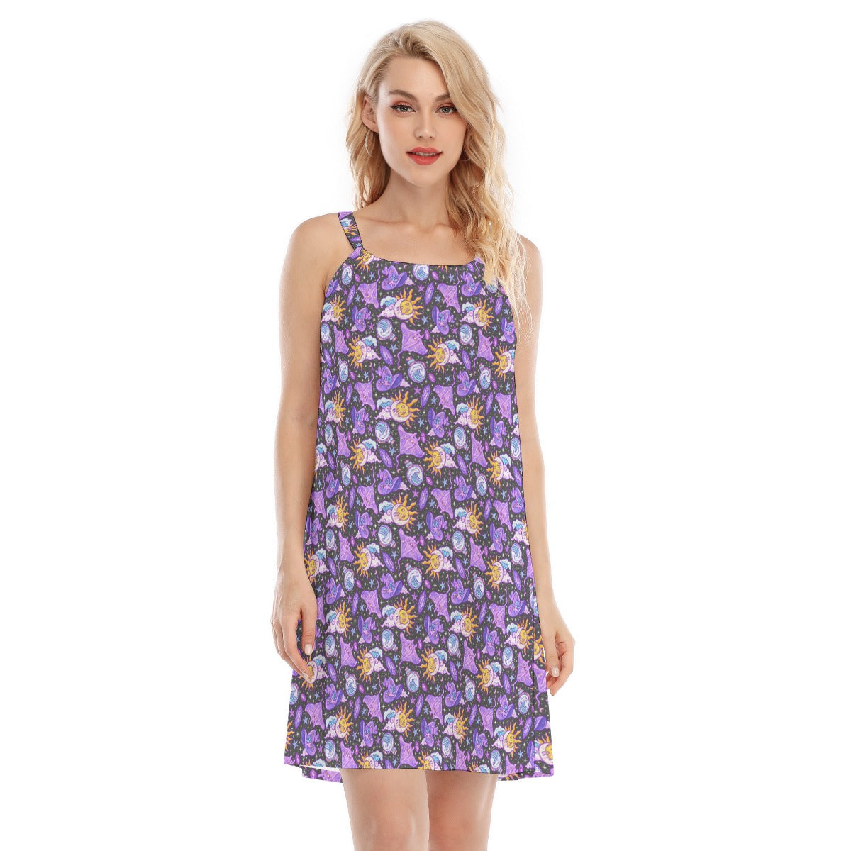Mystical Manta Rays - Women’s Adjustable Sundress