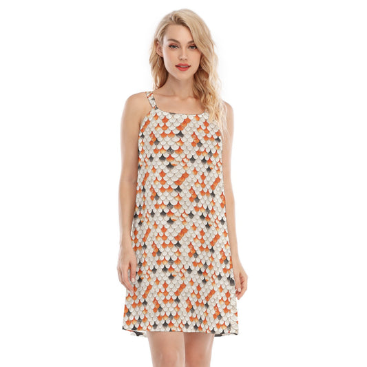 Animal Print - Koi Fish - Women’s Adjustable Sundress