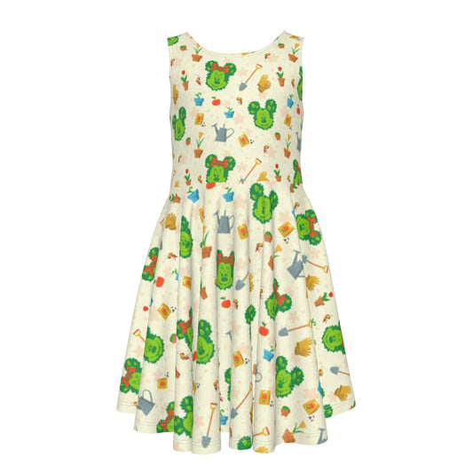 Spring Flower & Garden Festivalval - Kid's Sleeveless Skater Dress