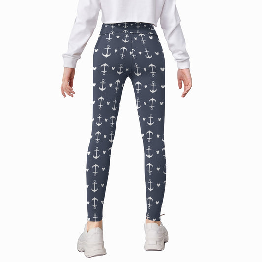 Anchors & Mouse Ears - Kid's Leggings