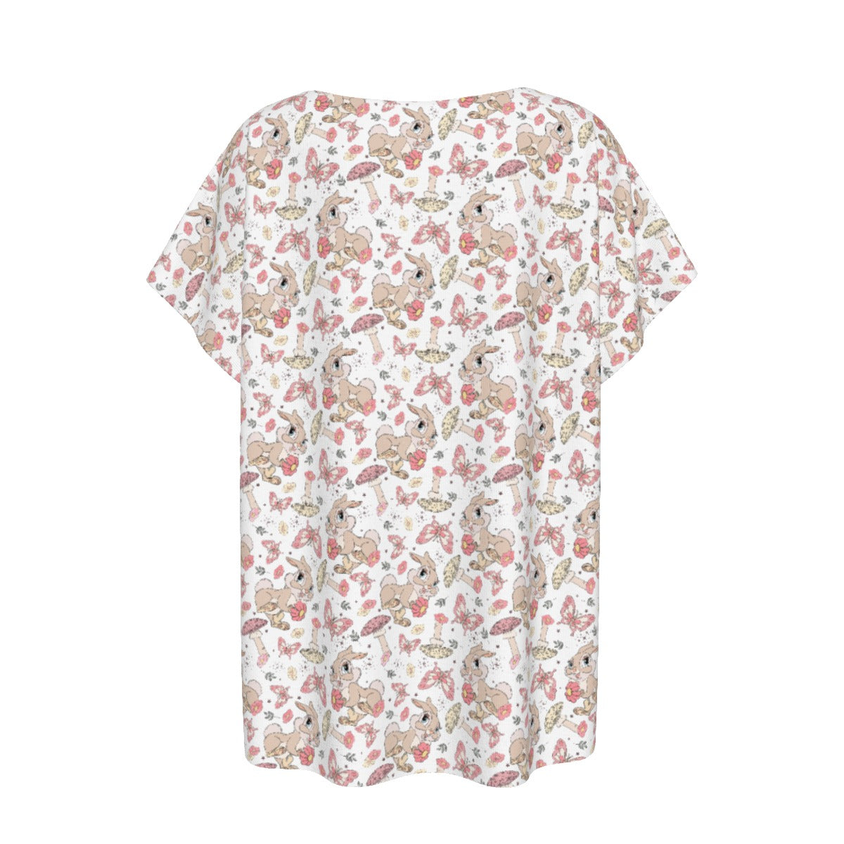 Woodland Bunny Cottagecore - Women’s Relaxed Fit Scoop Tee