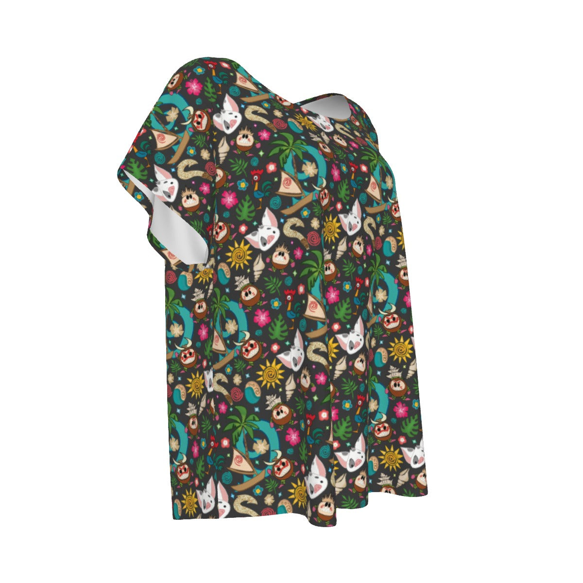 Polynesian Princess Icons - Women’s Relaxed Fit Scoop Tee