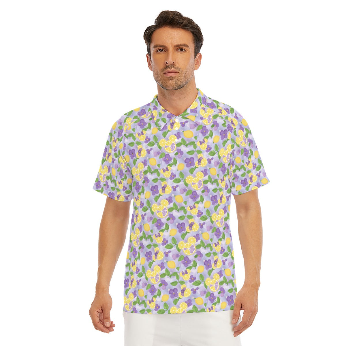 Vivacious Violet Lemonade - Men's Polo Shirt