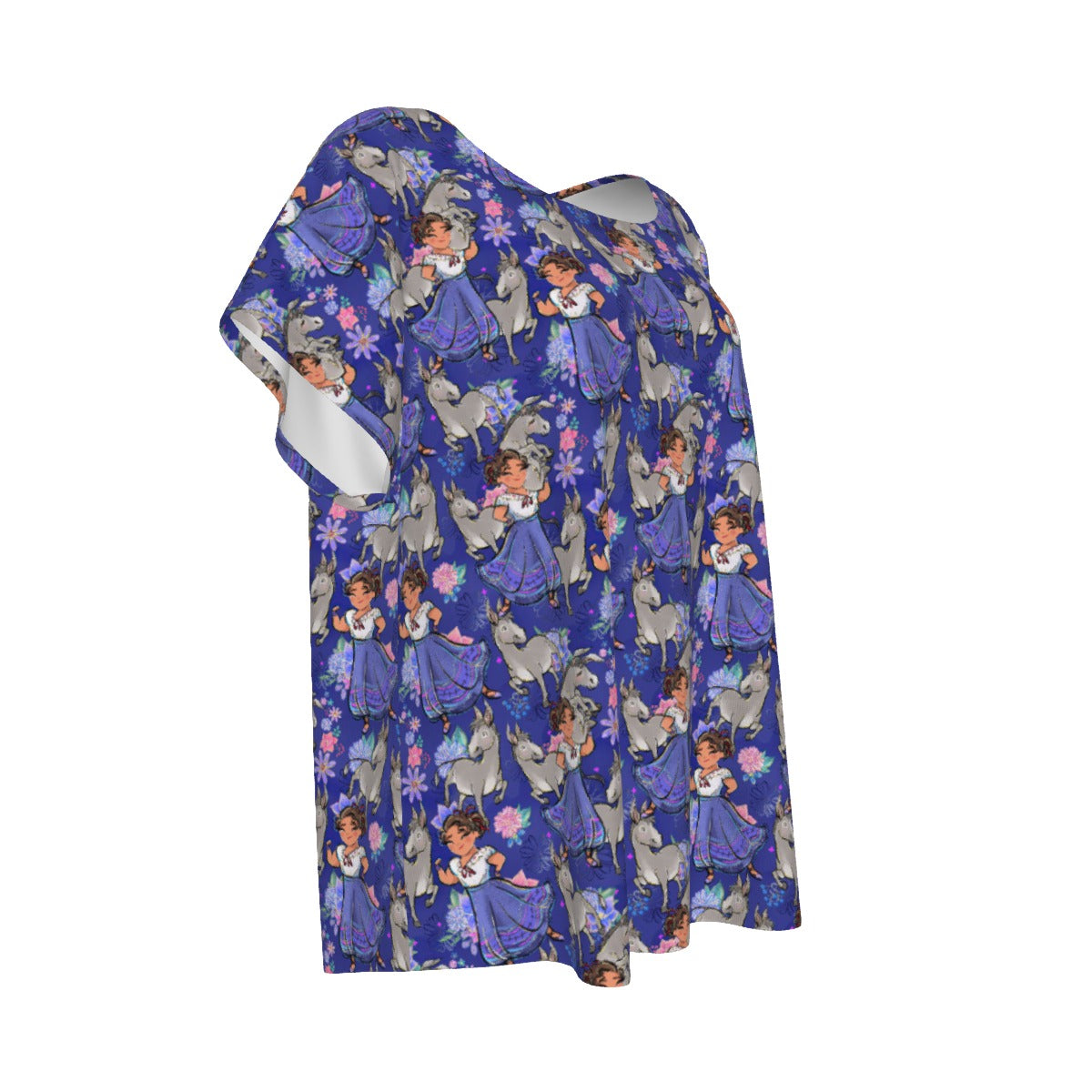 Whimsical Strong Heroine - Women’s Relaxed Fit Scoop Tee